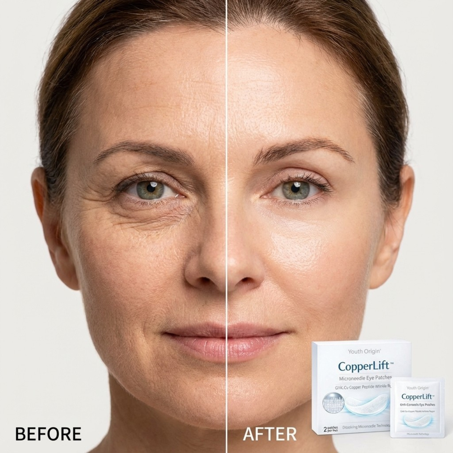 CopperLift Microneedle Eye Patches