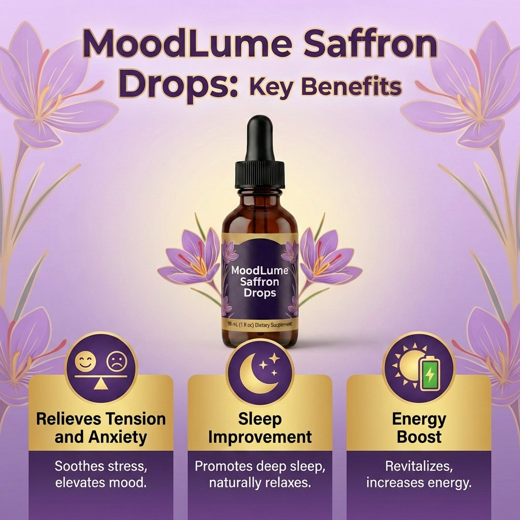 MoodLume Saffron Drops